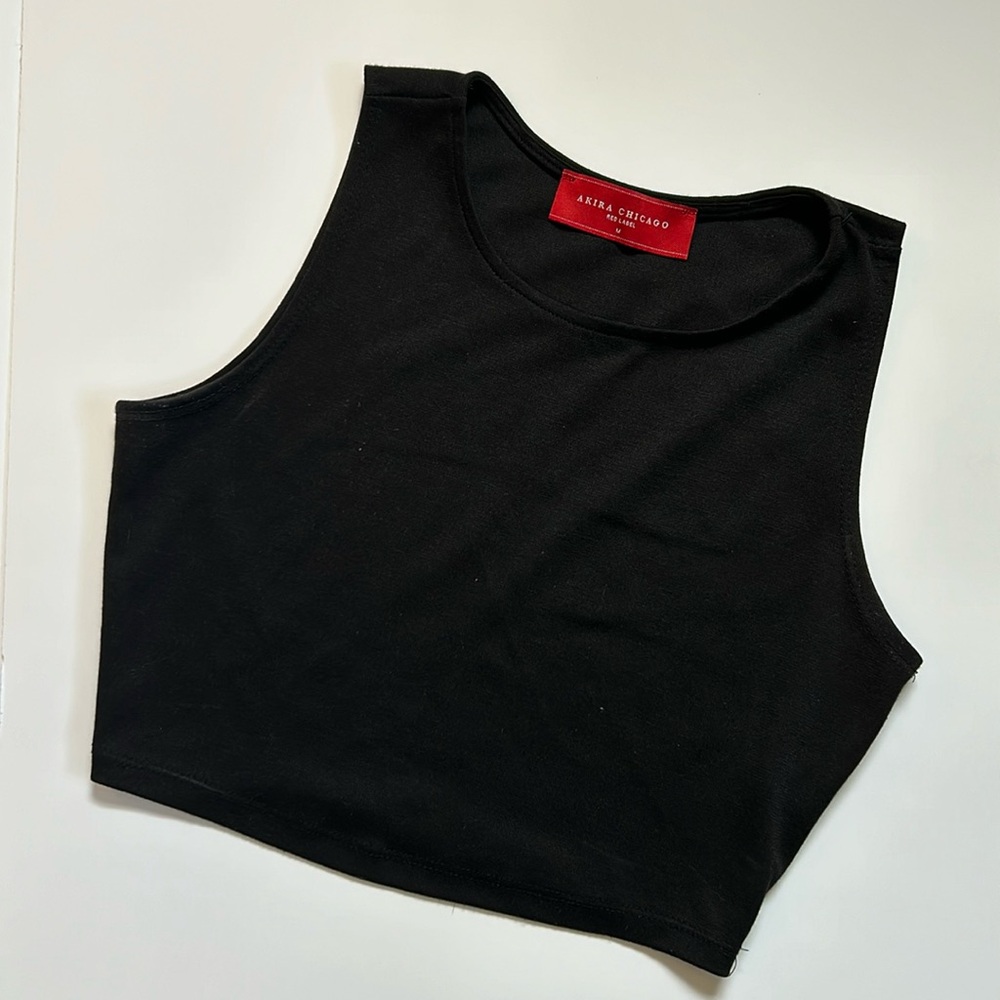 Stylish Black Crop Top